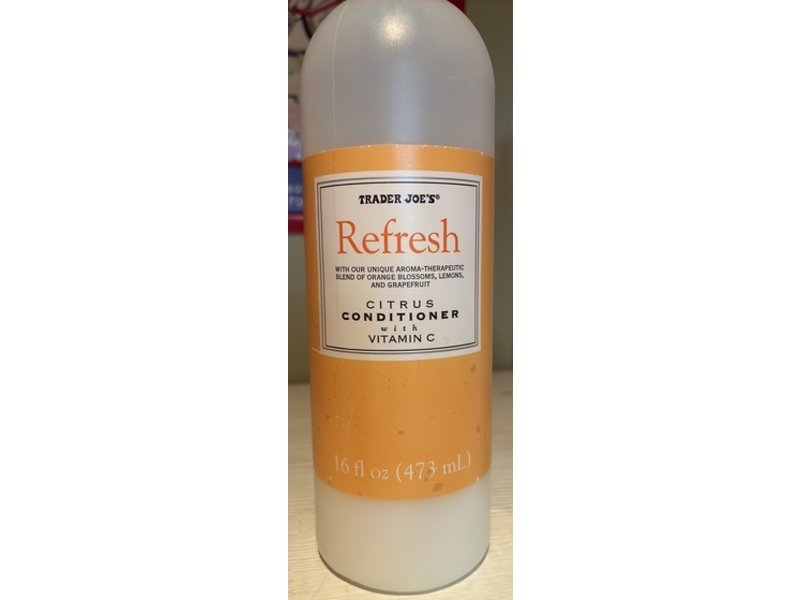 Trader Joe's Refresh Conditioner, Citrus, 16 fl oz/473 mL, Pack Of 2