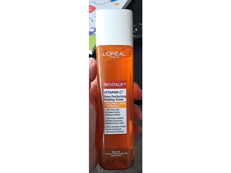 L'Oreal Paris Revitalift Vitamin C Pore Perfecting Peeling Toner, 180 mL