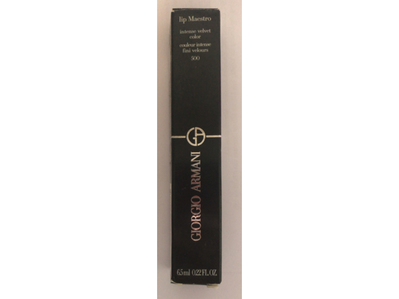 Giorgio Armani Lip Maestro Intense Velvet Color, 500, 0.22 fl oz/6.5 mL