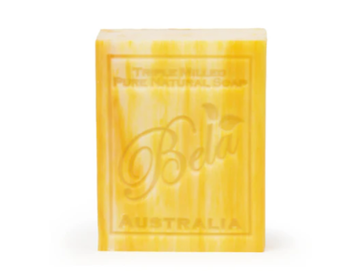 Bela Triple Milled Pure Natural Soap, Goat Milk & Honey, 3.3 oz/93.5 g, Pack Of 6