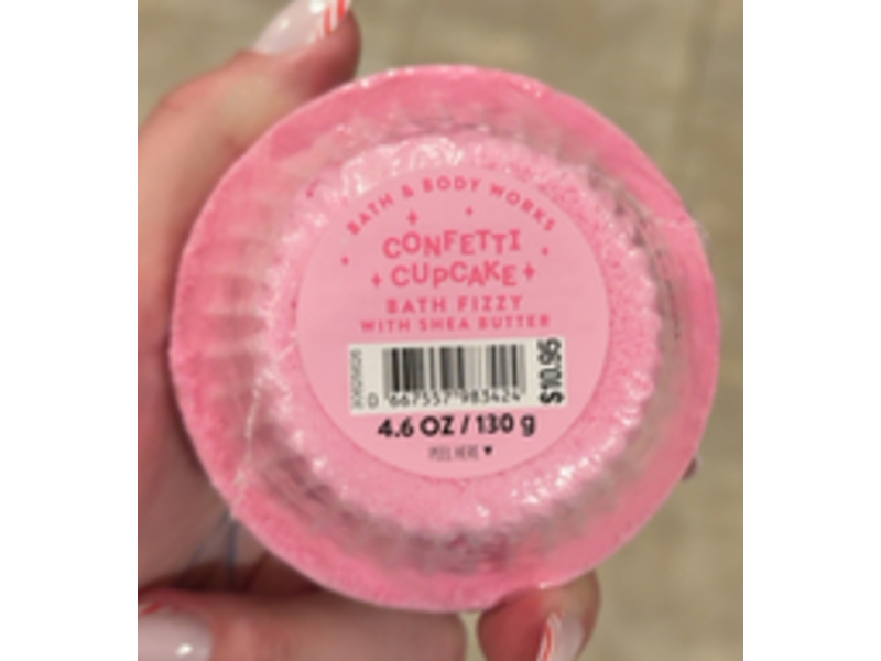 Bath & Body Works Confetti Cupcake Bath Fizzy, Shea Butter, 4.6 oz/130 g