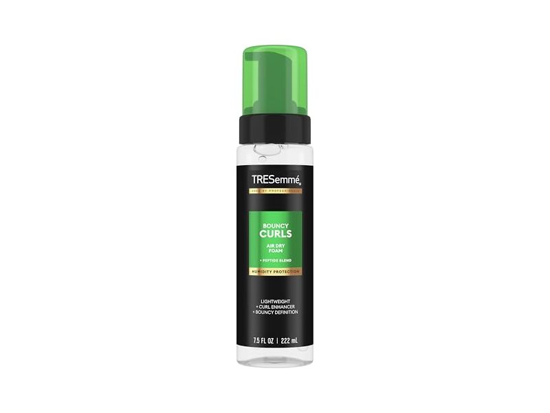 TRESemme Bouncy Curls Air Dry Foam, Peptide Blend, 7.5 fl oz/222 mL