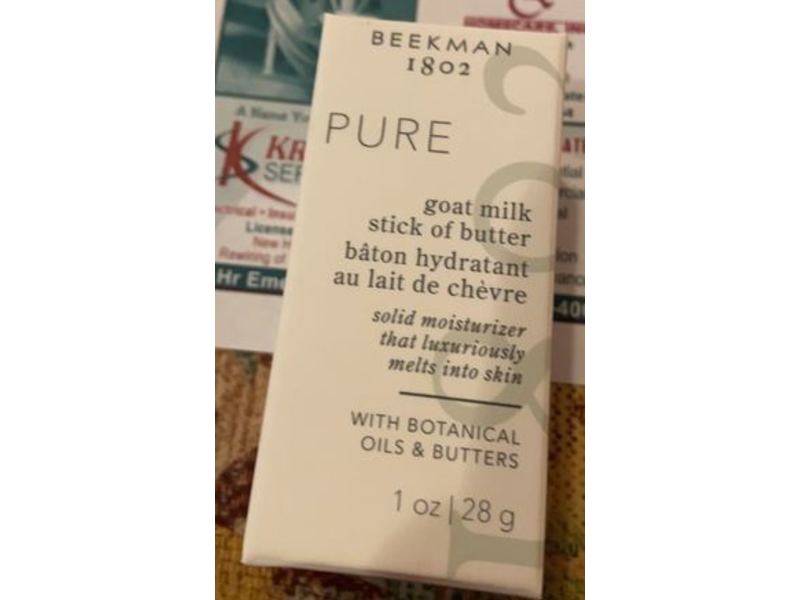 Beekman 1802 Goat Milk Stick of Butter, Pure, 1 oz/28 g