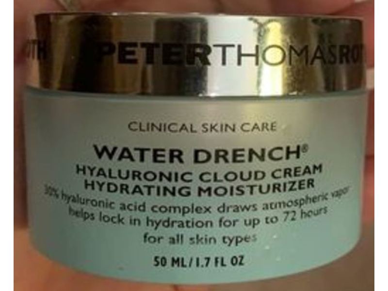 Peter Thomas Roth Hyaluronic Cloud Hydrating Moisturizer Cream, Water Drench, 1.7 fl oz/50 mL