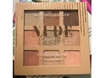 Academy Of Colour Eyeshadow Palette, Nude Cool, 0.05 oz/1.5 g