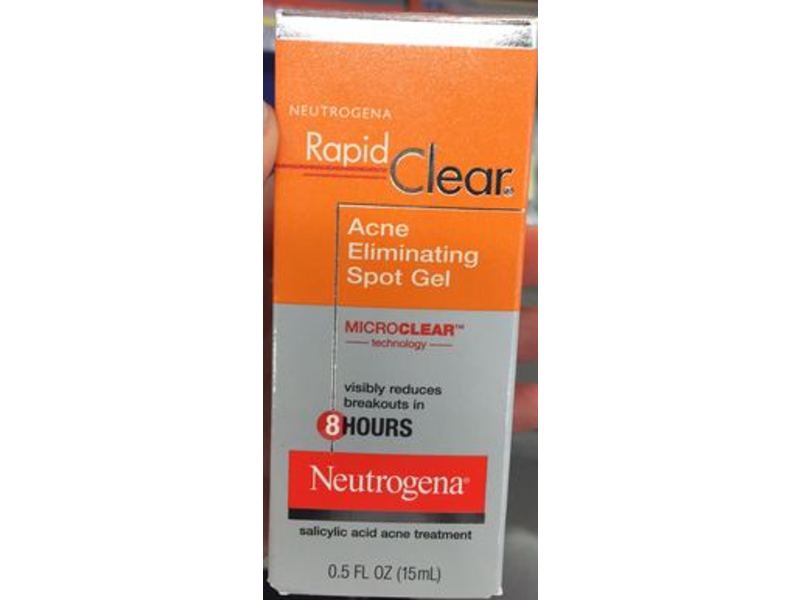 Neutrogena Rapid Clear Acne Eliminating Spot Gel, 0.5 fl oz/15 mL