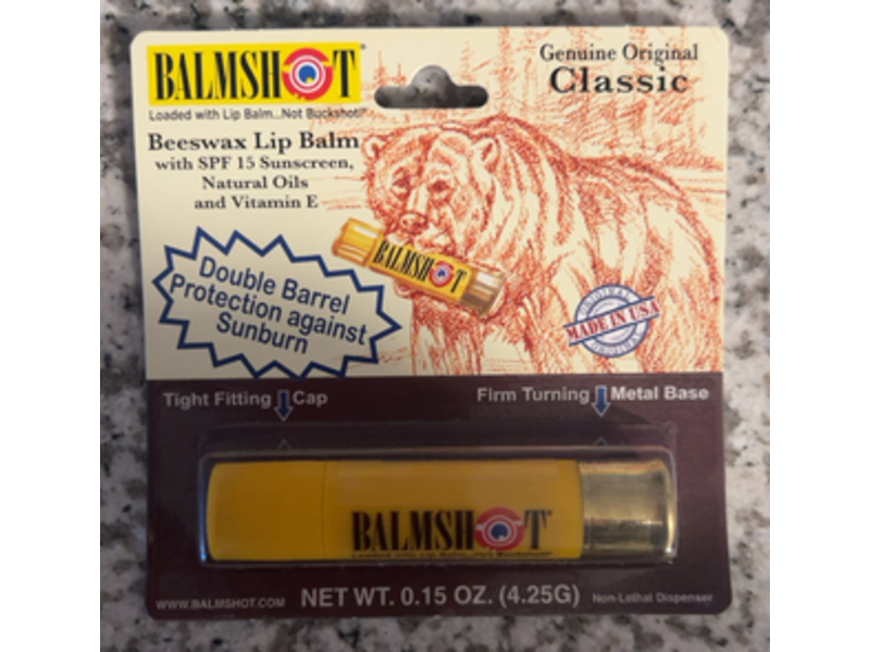 Balmshot Lip Balm, Classic, 0.15 oz/4.25 g