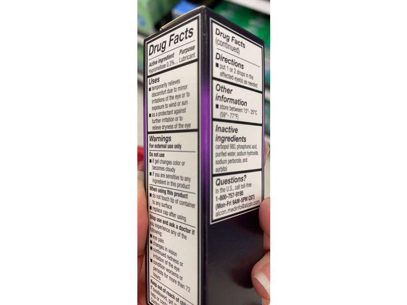 Genteal Tears Lubricant Eye Gel, 0.34 oz/10 g