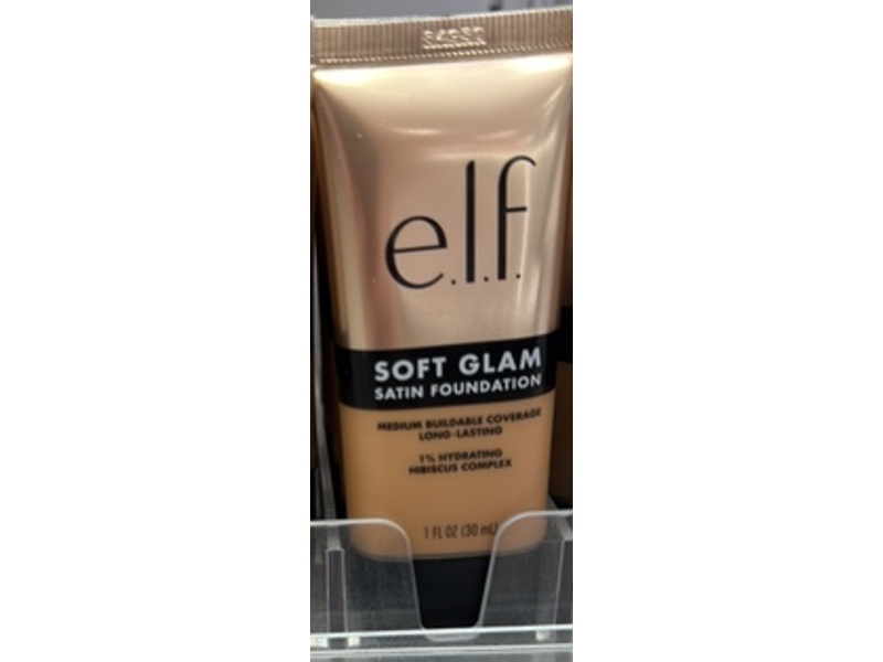 e.l.f. Soft Glam Satin Foundation, 33 Medium Warm, 1 fl oz/30 mL