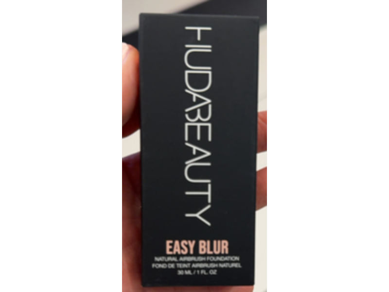 Huda Beauty Easy Blur Natural Airbrush Foundation, Latte 300N, 1 fl oz/30 mL