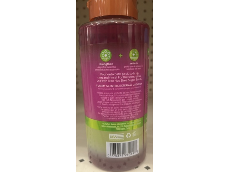 Tree Hut Strengthen + Refresh Foaming Gel Wash, Dragon Fruit, 18 fl oz/532 mL