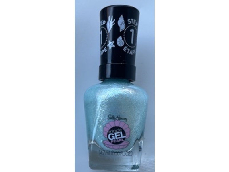 Sally Hansen Miracle Gel Pearl Nail Polish, 903 Seas The Day, 0.5 fl oz/14.7 mL