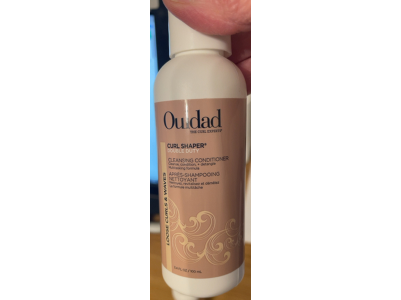 Ouidad Curl Shaper Double Duty Cleansing Conditioner, 3.4 fl oz/100 mL