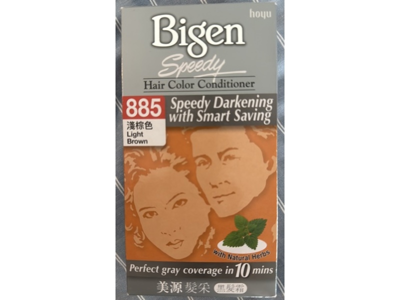Bigen Speedy Hair Color Conditioner, 885 Light Brown, 80 mL