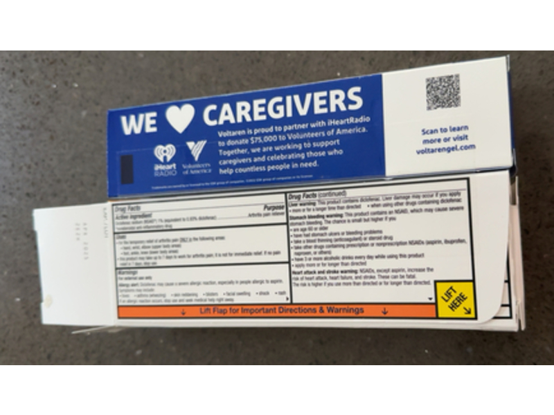 Voltaren Arthritis Pain, Anti Inflammatory, 3.53 oz/100 g