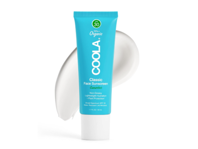 Coola Classic Face Sunscreen, Cucumber, SPF 30, 1.7 fl oz/50 mL
