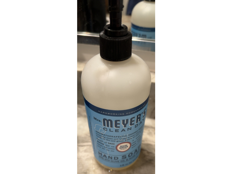Mrs. Meyers Clean Day Hand Soap, Rain Water, 16 fl oz/473 mL