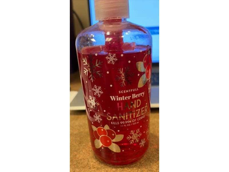 Scentfull Hand Sanitizer, Winter Berry, 11 fl oz/325 mL