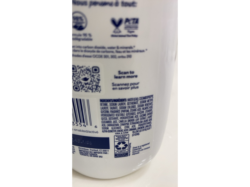 Dove Refreshing Body Wash, Cucumber & Green Tea, 23 fl oz/680 mL