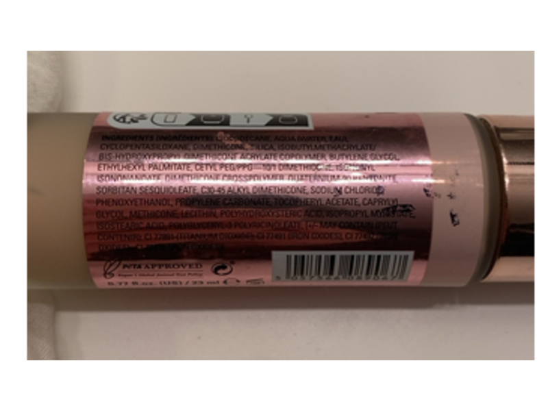 Makeup Revolution Conceal & Define Foundation, 0.4 oz/12 mL