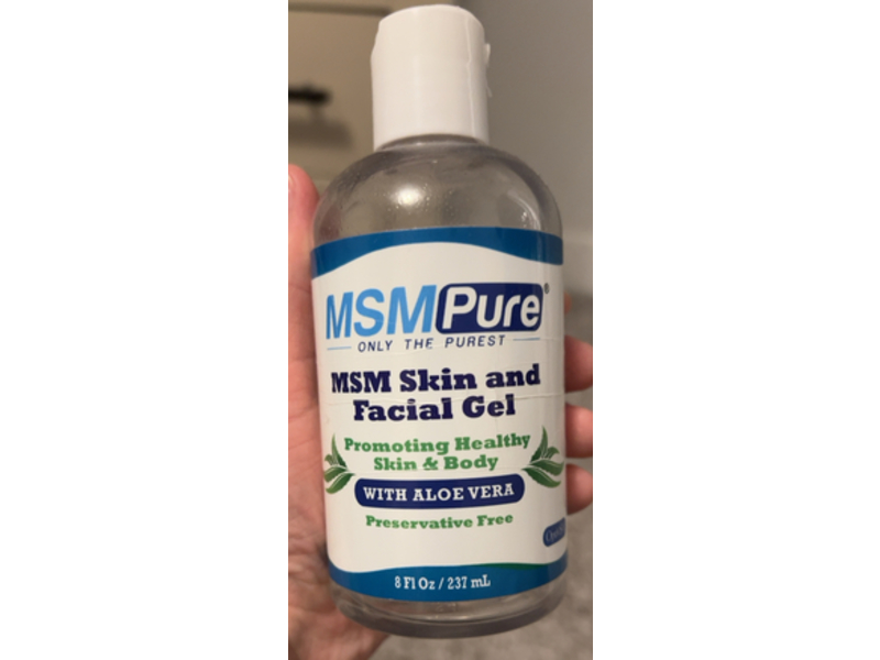 Kala Health MSM Pure Skin and Facial Gel, Aloe Vera, 8 fl oz/237 mL
