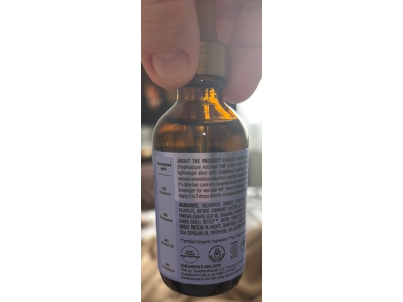 SheaMoisture Scalp & Hair Oil, 2 fl oz/59 mL