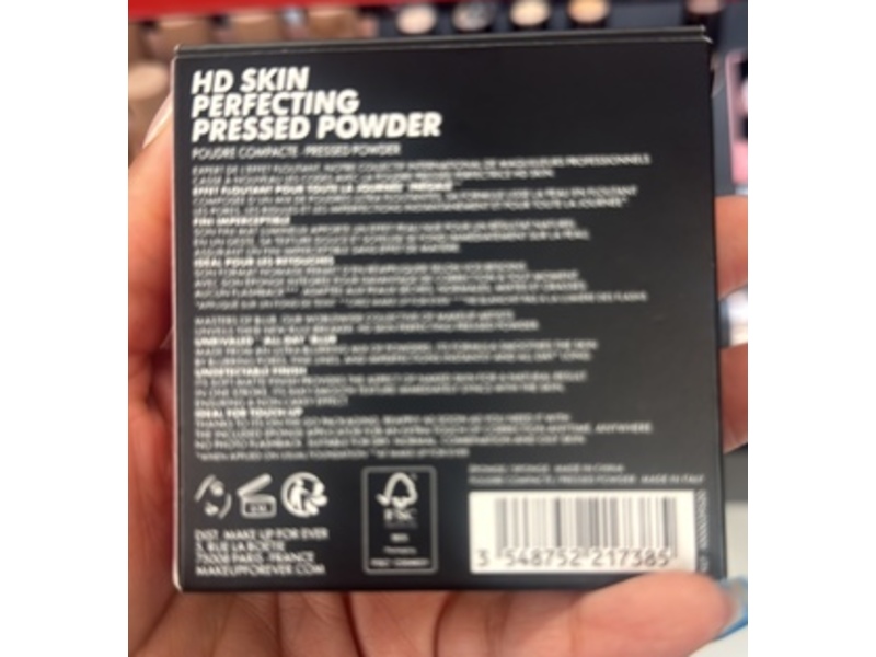 Make Up For Ever Hd Skin Perfecting Pressed Powder, 2.1 Medium, 0.35 oz/10 g