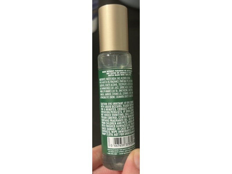 Bath & Body Works Stress Relief Essential Oil Perfume Mist, Eucalyptus + Spearmint, 1 fl oz/29 mL