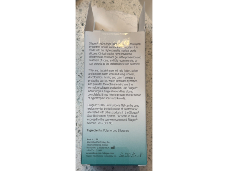 Silagen Pure Silicone Gel, 0.5 oz/15 g