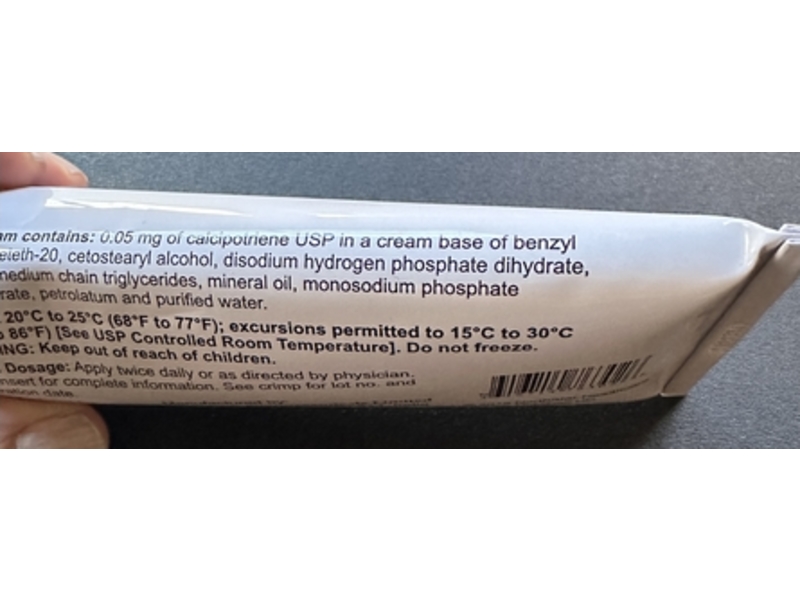 Calcipotriene Cream, 0.005%, 120 g Northstar (RX)