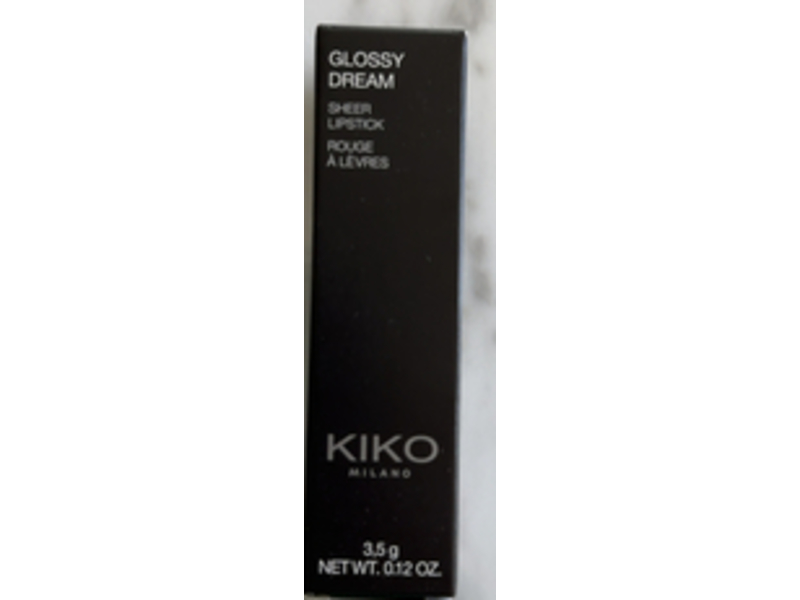 Kiko Milano Glossy Dream Sheer Lipstick, 201 Rosy Beige, 0.12 oz/3.5 g