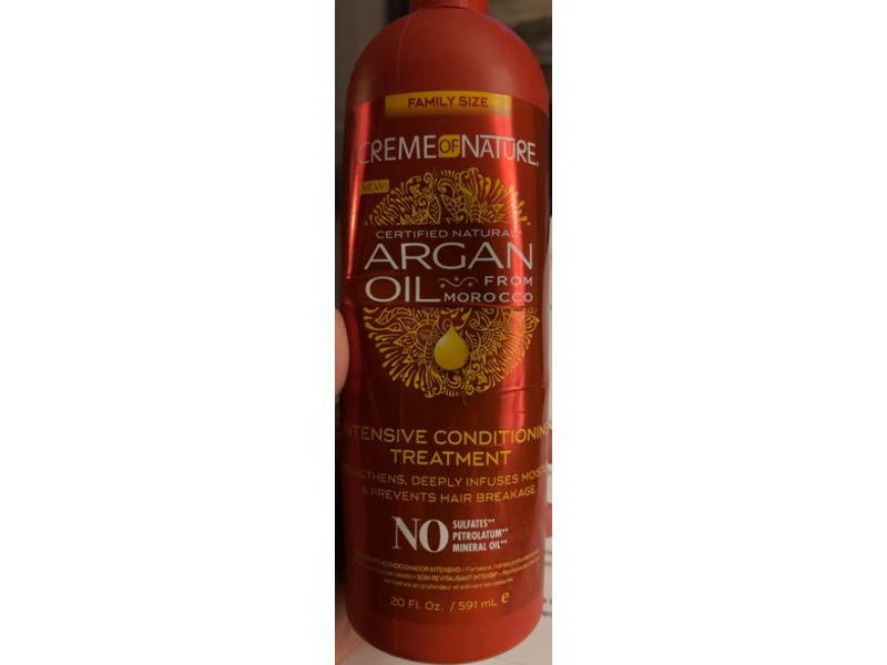 Creme Of Nature Intensive Conditioner Treatment, Argan oil, 20 fl oz/591 mL