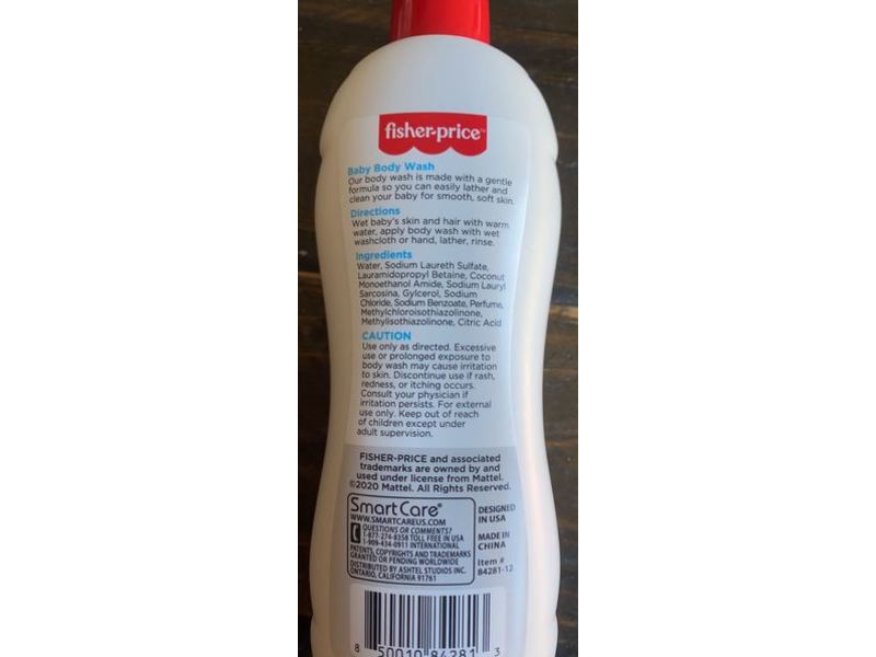 Smart Care Fisher Price Baby Body Wash, 10 fl oz/296 mL