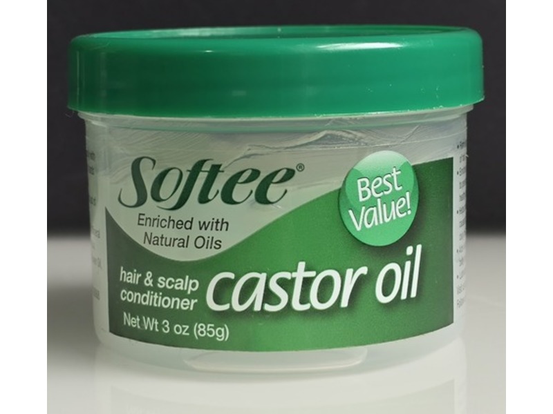 Softee Hair & Scalp Conditioner, Castor Oil, 3 oz/85 g