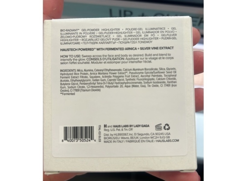 Haus-Labs By Lady Gaga Bio-Radiant Gel-Powder Highlighter, Peach Quartz, 0.30 oz/8.5 g