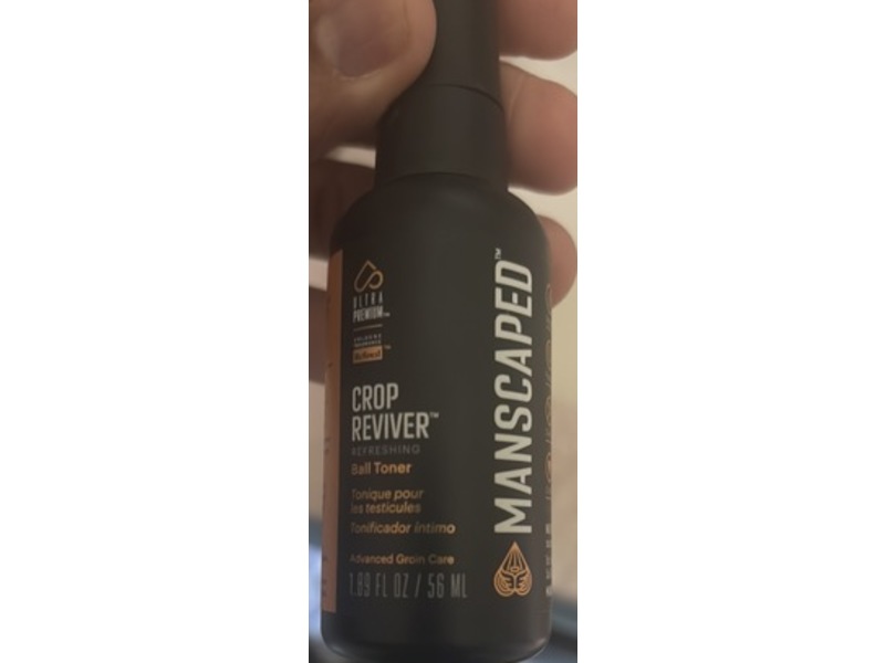 Manscaped Crop Reviver Refreshing Ball Toner Spray, 1.89 fl oz/56 mL