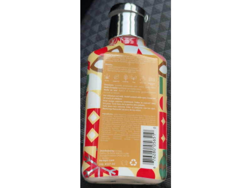 Hempz Herbal Body Moisturizer, Toasted Vanilla Caramel, 2.25 fl oz/66 mL