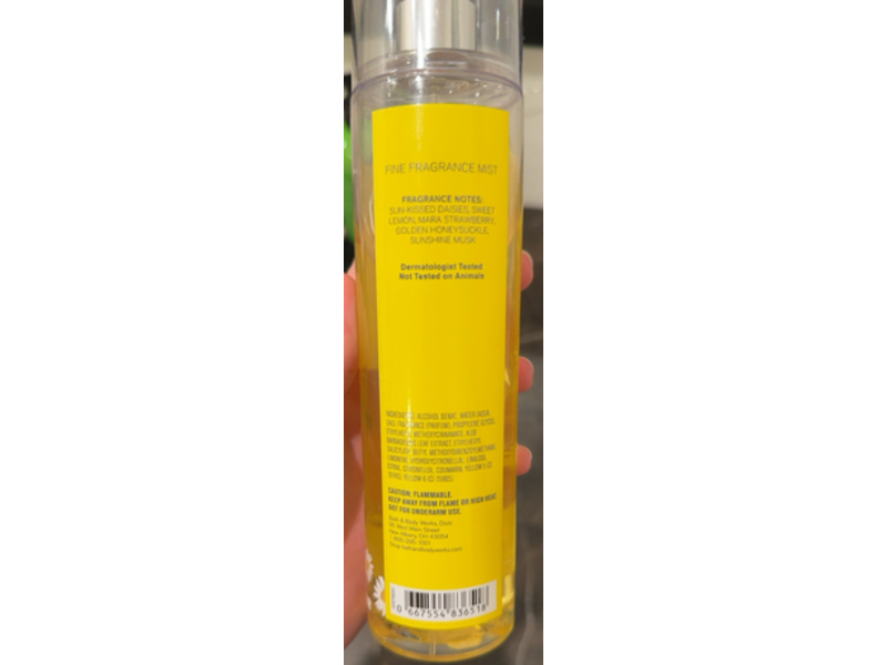 Bath & Body Works Love & Sunshine Fine Fragrance Mist, 8 fl oz/236 mL