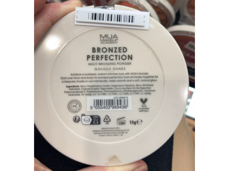 MUA Makeup Academy Bronzed Perfection Multi Bronzing Powder, Golden Dunes, 15 g