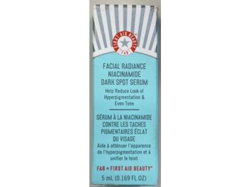 First Aid Beauty Facial Radiance Niacinamide Dark Spot Serum, 0.169 fl oz/5 mL