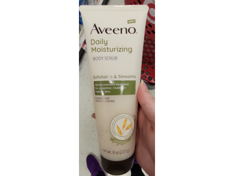 Aveeno Daily Moisturizing Body Scrub, Exfoliates & Smooth ,8 oz/227 g