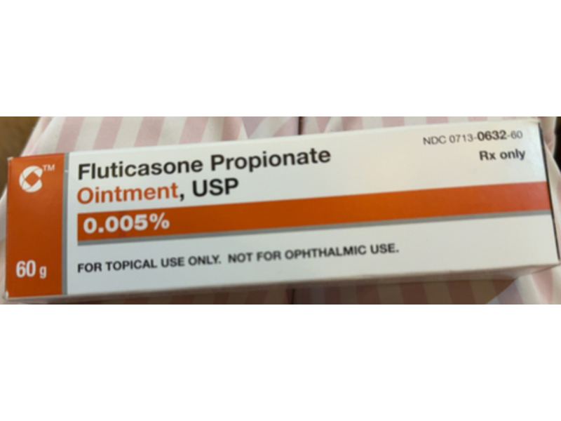 Fluticasone Propionate Ointment, 0.005%, 60 g, Cosette Pharmaceuticals (Rx)