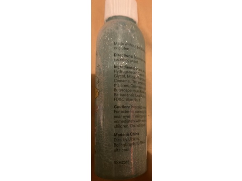 Ulta Beauty Sweet Shimmer Body Mist, Whipped Vanilla, 4 fl oz/120 mL