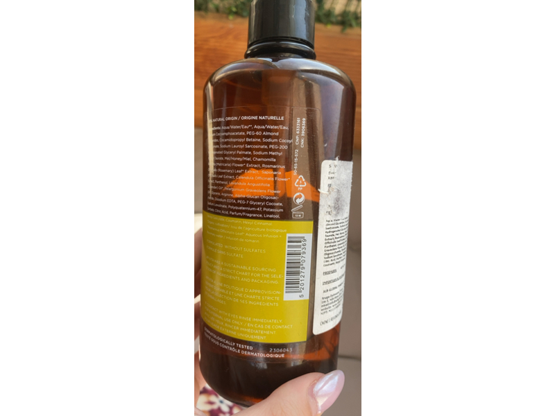 Apivita Frequent Use Gentle Daily Shampoo, Chamomile & Honey, 16.9 fl oz/500mL