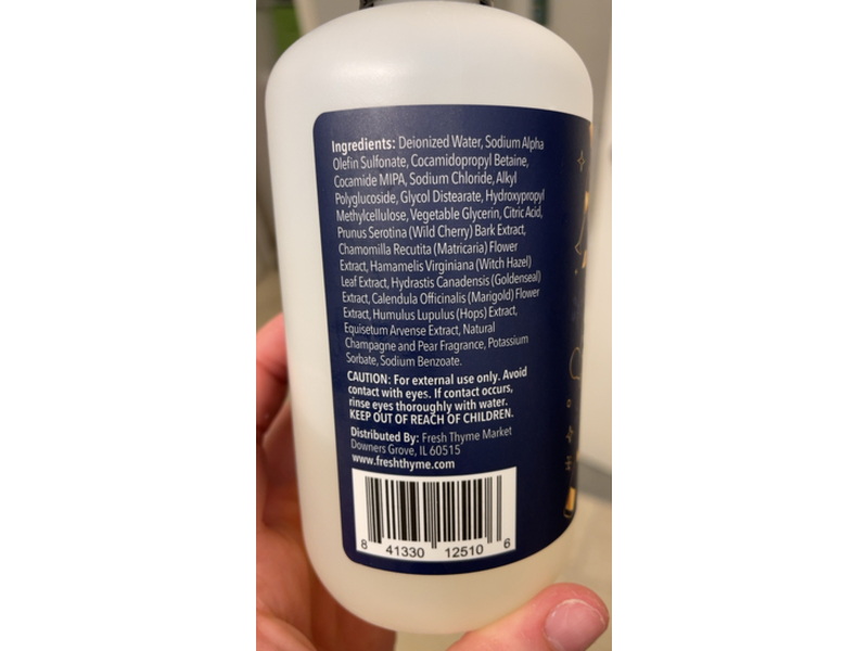 Fresh Thyme Hand Soap, Champagne & Pear, 12 fl oz/355 mL