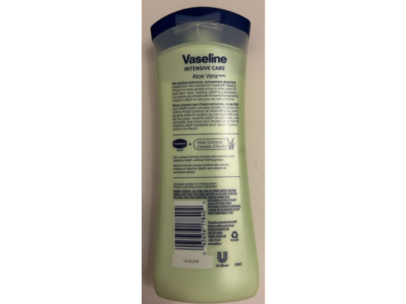 Vaseline Intensive Care, Aloe Vera, 295 mL