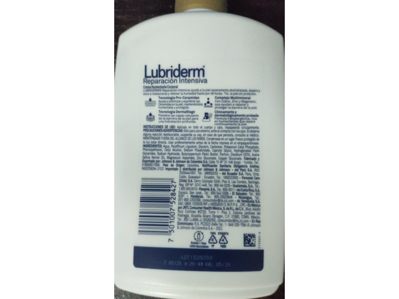 Lubriderm Intensive Repair Body Cream, 400 mL