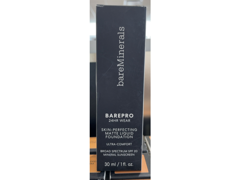 bareMinerals Barepro Skin Perfecting Matte Liquid Foundation, Light 21 Neutral, 1 fl oz/30 mL