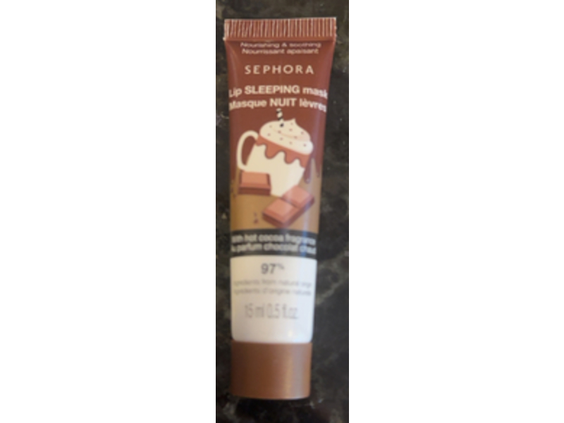 Sephora Collection Lip Sleeping Mask, Hot Cocoa Fragrance, 0.5 fl oz/15 mL