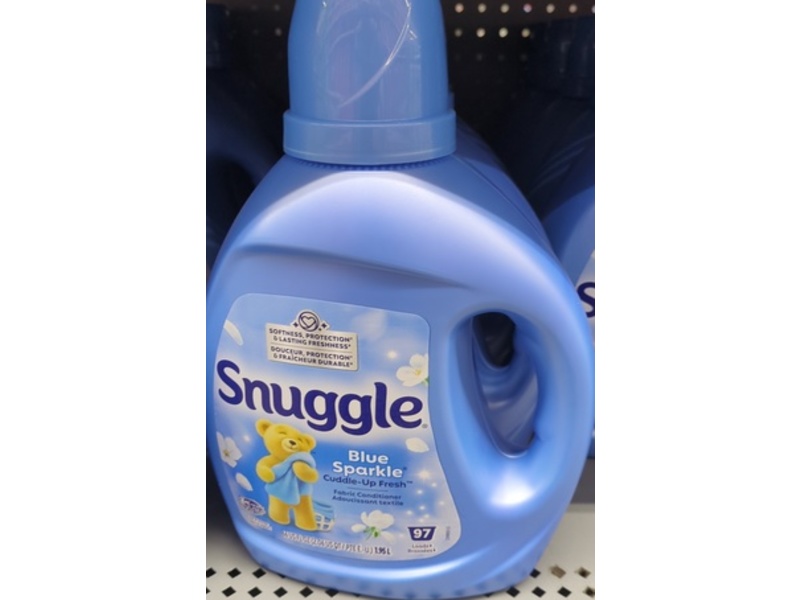 Snuggle Fabric Conditioner, Blue Sparkle, 97 Loads, 66 fl oz/1.95 L